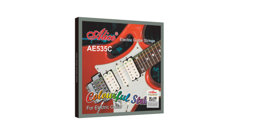 Add Some Fun and Color to Your Guitar Playing with Alice AE535C Colorful Electric Guitar Strings